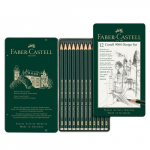 Faber-Castell Bleistift Castell 9000 12er Design Set