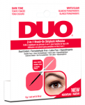 Ardell DUO 2-in-1 harjaga kantuv Striplash-liim Valge / Lkitu 5 g
