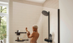 Shower system Hansgrohe Pulsify 260 2 Jet 24240670, black matt