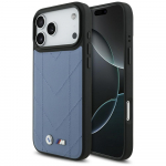 BMW Etui M Quilteeritud Logo MagSafe iPhone'ile 17 Pro Max sinine