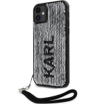 Karl Lagerfeld KLHCN61PSQRKS iPhone 11 / Xr 6,1" srebrny/hbedane kvakaaneline paelad nriga