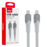 Amio X111 andmeedlus- ja laadimiskaabel | USB-CUSB-C | 60W | 1m
