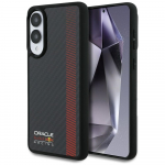 Red Bull Samsung Galaxy S25 Edge must MagSafe Etui Real Carbon Fiber Powerbar must kollane