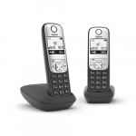 Gigaset A690 Duo analoogtelefon kneidentifikaatoriga, must, hbe