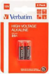 Verbatim ALKALINE BATTERY 23A (MN21/A23) 12V 2 PK