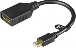 Deltaco MDP-DP1 DisplayPort kaabel 0,2 m Mini DisplayPort must
