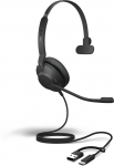 Jabra Evolve2 30 SE, USB C/A, UC Mono krvaklapid, must (23189-889-779)