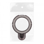 Telefoniseisuk CIRCLE GLITTER - kleepuv - must