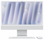 APPLE 24-tolline iMac: M4 10/10, 16 GB, 256 GB SSD - Silver Nano