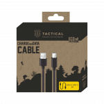 Tactical Sujuv kaabel USB-A/USB-C 1m / must