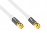 Alcasa GC-M2085 koaksiaalkaabel 5 m F valge