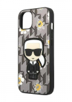 Karl Lagerfeld Kvakate Flower Ikonik Karl Hall, iPhone 13 jaoks, KLHCP13MPMNFIK1