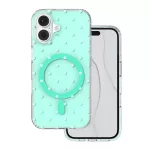 TFO Bubble Dots Mag -kinnitusiga mbris iPhone 16 6,1" jaoks, roheline