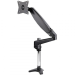 StarTech.com Desk Mount Monitor Arm for Single VESA Display up to 32 or 49 Ultrawide (17.6lb/8kg) - Full Motion Articulating AND amp; Height Adjustable - C-Clamp, Grommet - Single Monitor Arm