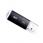 SILICON POWER Ultima U02 Pendrive USB mlupulk 8 GB USB 2.0 (SP008GBUF2U02V1K) Must