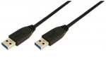 Logilink 2m USB A USB A 3.0 M/M USB kaabel USB 3.2 Gen 1 (3.1 Gen 1) Must