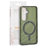 Tecto Shield Desert Mag mbris Samsung Galaxy S26 jaoks, tumedalt oliivivrviline