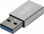 Logilink USB 3.2 Gen1 tp-C, USB-A/M to USB-C/F, silb