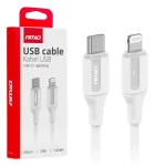 Amio -03922 andmelekut ja laadimiskaabel | USB-C kuni Lightning | 20W | 1m