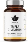 Puhdistamo Tripla C-vitamiini 400mg, 120kaps (000031)