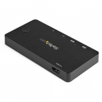 StarTech.com 2 portaalse USB-C KVM-lliti - 4K 60Hz HDMI - kompaktne kahe portiga UHD USB Type-C tlaua mini-KVM-lliti koos USB-C kaablitega - toidetav USB-poolt - MacBook iPad Pro ThinkPad IdeaPad EliteBook