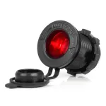 Amio Veeleekindla auto alajaotme pistik punase LED-taustavalgusega 12/24V -04219