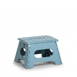 ZELLER STOOL FOLDABLE PLASTIC ICE BLUE