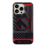 Audi IML Sport MagSafe iPhone 16 Pro Max 6.9" tarny/must kvakott AUS-IMLMIP16PM-RSQ/D2-BK