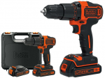 BD SCREWDRIVER 18V BDCDD186KB 40Nm 2x1.5Ah