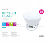 Omega OBSKWB Kitchen scale bowl white