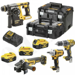 DEWALT.COMBO KIT 18V DCK428P3T (DCF894 + DCD796 + DCG405 + DCH273) 3x5.0Ah TSTAK