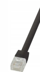 Logilink Flaksptkabel RJ45 U/UTP Cat6 0,25m must