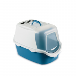 Cat toilet closed Cathy Easy Clean 56x40x40cm white|blue