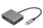 Digitus USB-C 4K 2-in-1 DisplayPort + VGA graafikakaabel