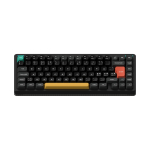 Nuphy Halo75 V2 mehaaniline klaviatuur, Obsidian Black, Lemon-llitid (0205073)
