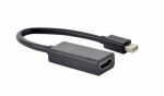 Gembird 4K Mini DP to HDMI Adapter, Black