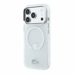 Lacoste IML Frosted Petit Pique Metal Logo MagSafe kaitsekest iPhone 18 Pro Maxi jaoks, lb