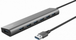 TRUST USB keskmeesmik Halyx 7 porti USB 3.2 Gen1 Hub HallNote: The translation provided is a direct translation of the text, preserving the original meaning and structure. However, it's important to note that the term "USB keskmeesmik" might not be t ...