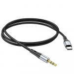 Kabeliga 3,5 mm AUX to USB-C Hoco 1 m UPA22 must```