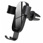 XO C37 Gravity Universal Car Air Vent Automatic Fixation Holder for Smartphone (4.5-7.6'') Black