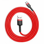 Baseus 6953156280328 mobiiltelefoni kaabel Must, Punane 1 m USB A Micro-USB B