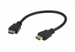 ATEN Kiir HDMI-kaabel Ethernetiga, teline 4K (4096x2160 @ 60Hz); 0,3 meetrine HDMI-kaabel Ethernetiga