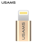 USAMS Adapter microUSB-Lightning kuld/gold IPTMIC01 (US-SJ014)