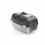 Transport cage Gulliver 3 with metal door 61x40x38cm dark gray|light gray