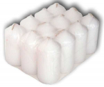 PROVENCE Candles White 4x8.5cm 12pcs
