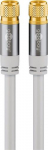 Wentronic 70606 koaksiaalne kaabel 3 m F valge