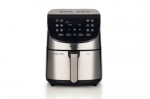 Ariete 4628 Air Fryer Metall 7L, Air Fryer, 1800 W, 7L mahutavus, 2,8 kg kpsetusmaht, 12 eelprogrammi, Max Crisp funktsioon, temperatuur kuni 200, mittelibeneva korv grilliga, metall