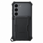 SAMSUNG [TAGASISANITUD TOODE] Robust Slmega korpus Galaxy S23 seadekoju, ringiga hoidik ja alustas, hall (EF-RS911CBEGWW)