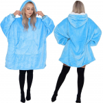Springos Hoodie Blanket Blue HA7319