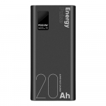 Obal:Me EnergyPulse Powerbank 20000mAh 22,5W / must